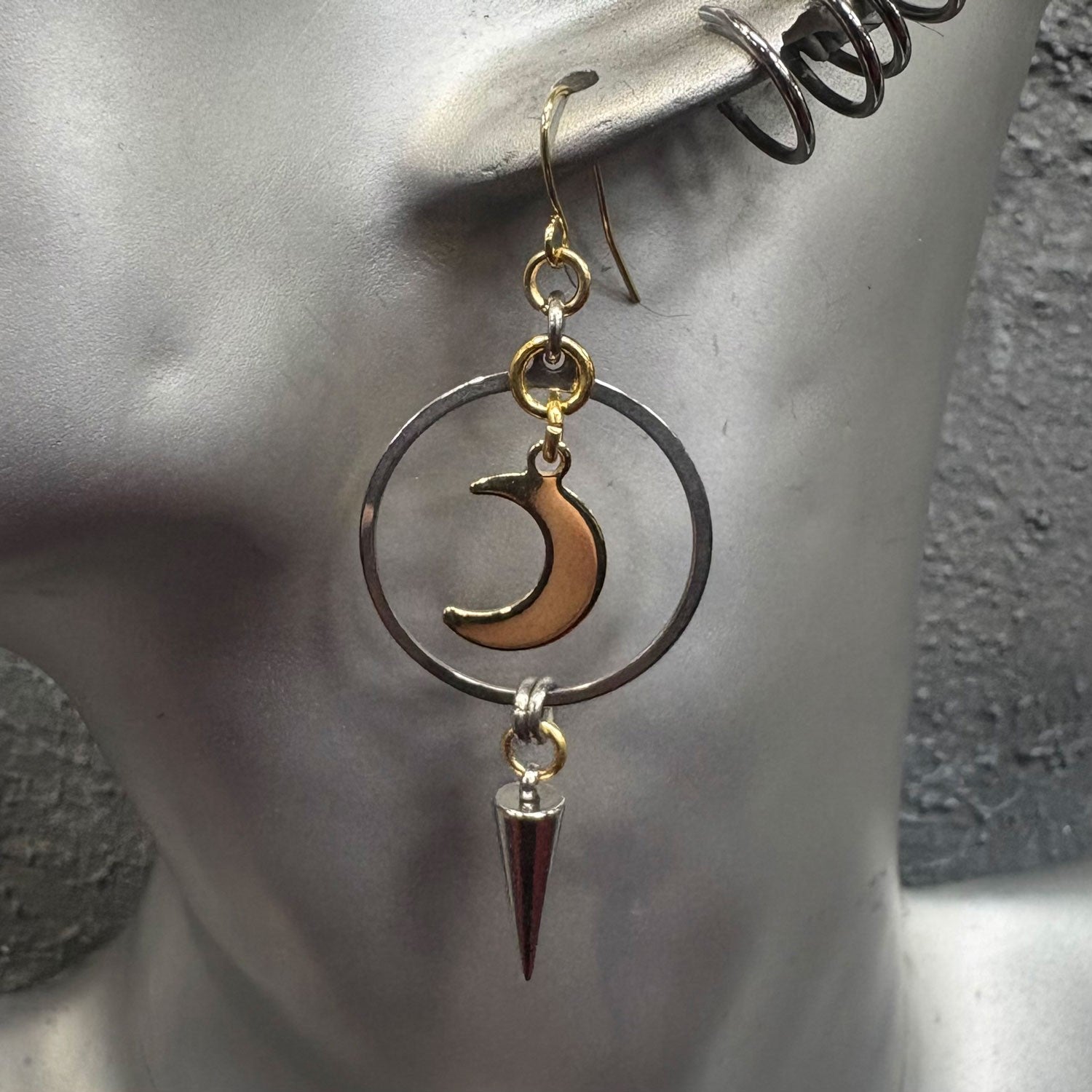 Golden Moon Earrings