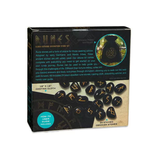 Runes Elder Futhark Divination Stone Kit