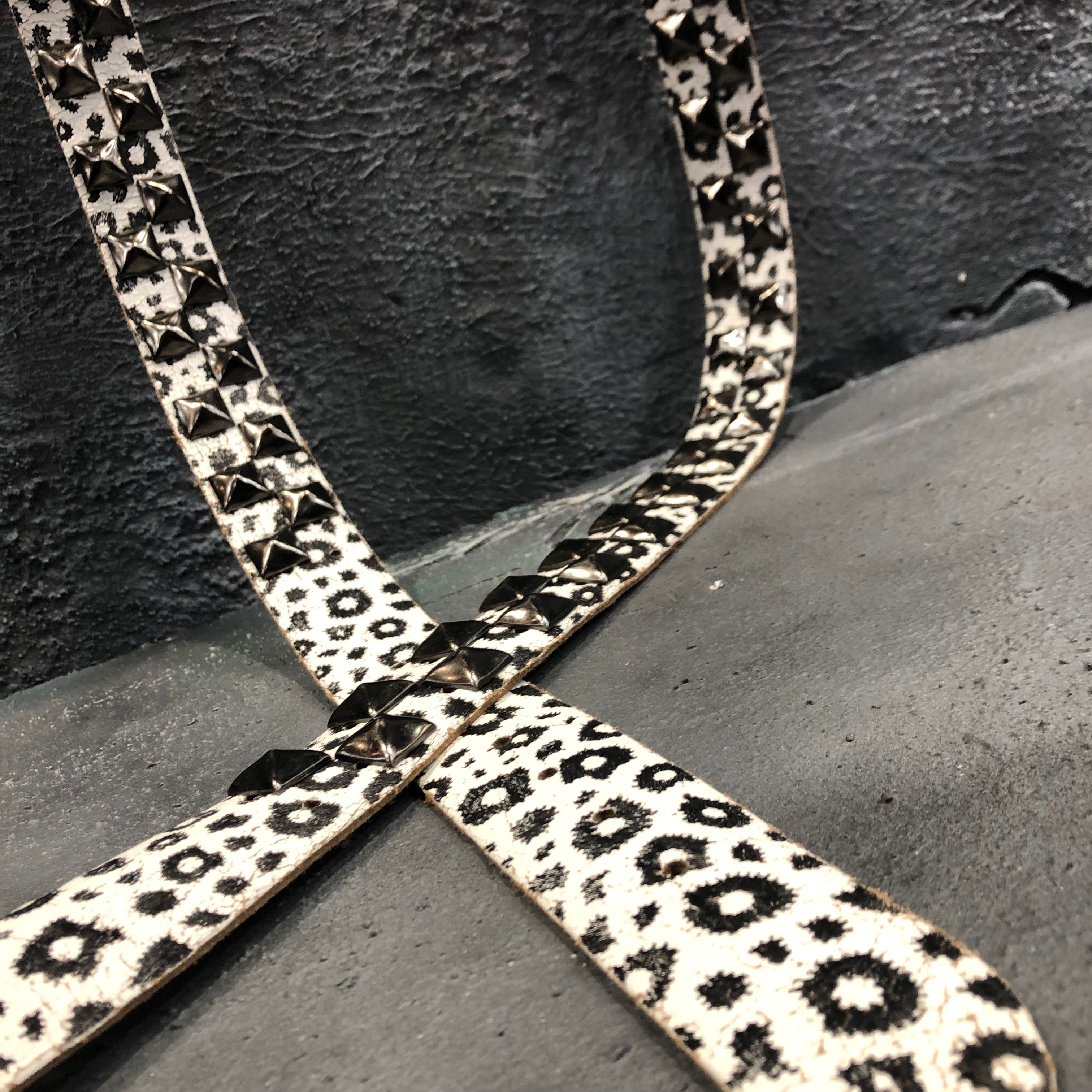 Cowpunk Studded Leather Belt