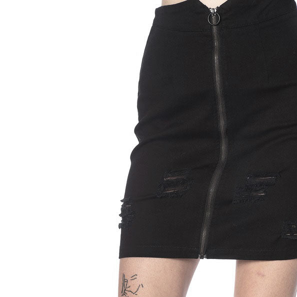 Slashed and Trashed Skirt