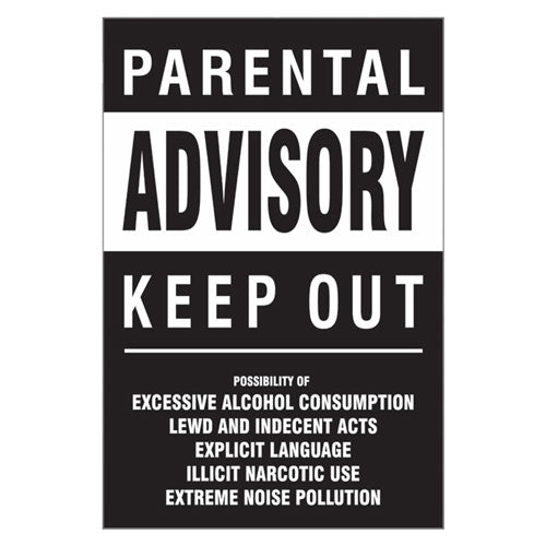 Parental Advisory Poster 261