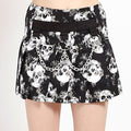 Shadow Skull Mary Chain Pleated Skirt