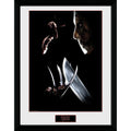 Freddy vs Jason Face Off Framed Collector Print