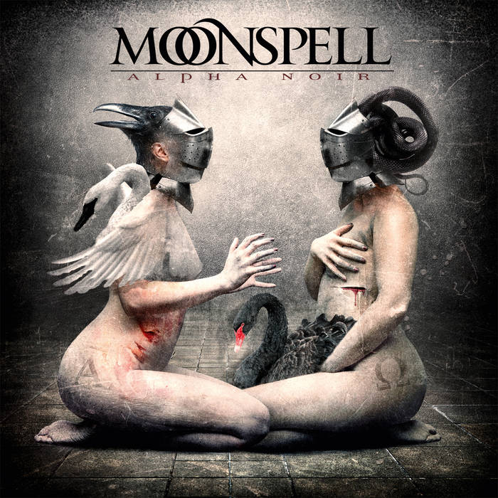 MOONSPELL Alpha Noir/Omega White Ltd Ed 2LP Silver Marble Vinyl (2012)