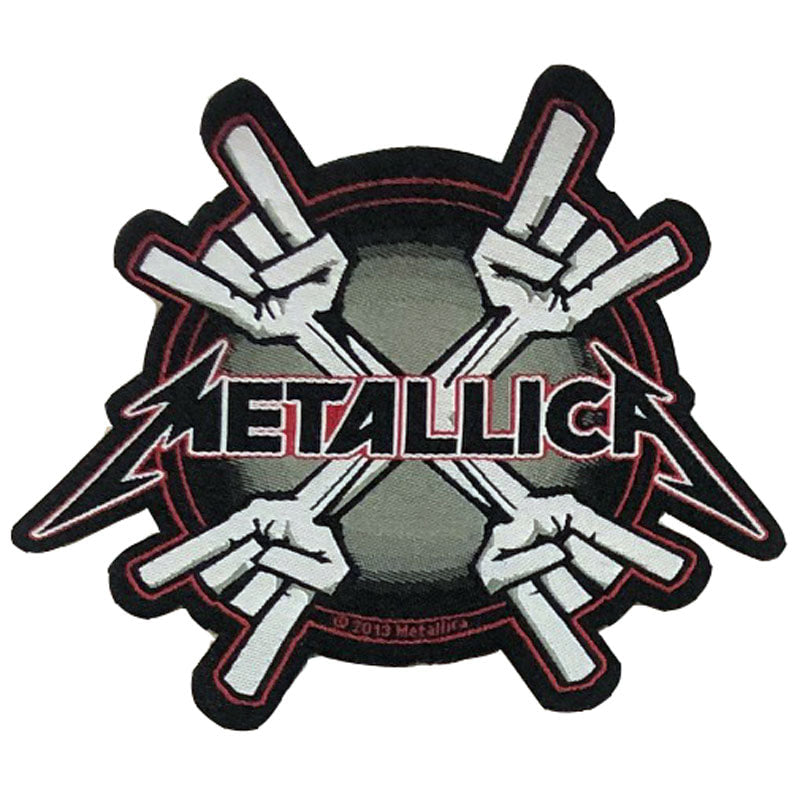 METALLICA Horns Patch