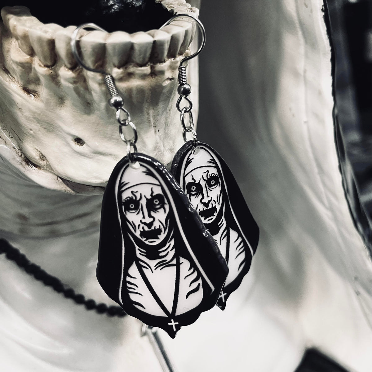 Valak Nun Guise Earrings