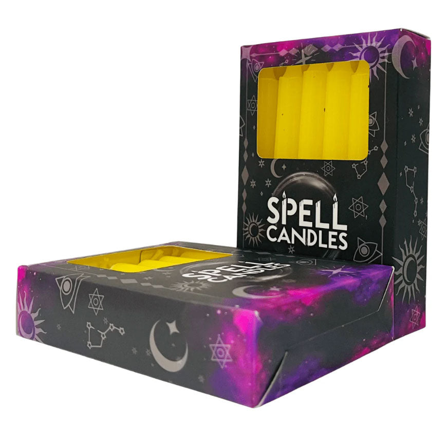 Spell Mini Candles 12pk - Yellow