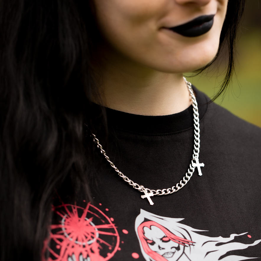 Stay Wicked Cross Accessory Chain Pack