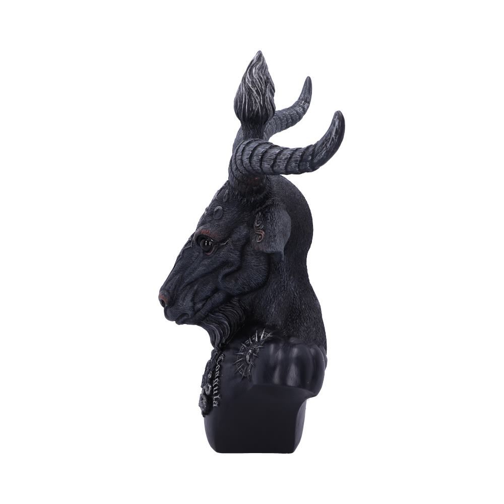 Celestial Black and Silver Baphomet Bust