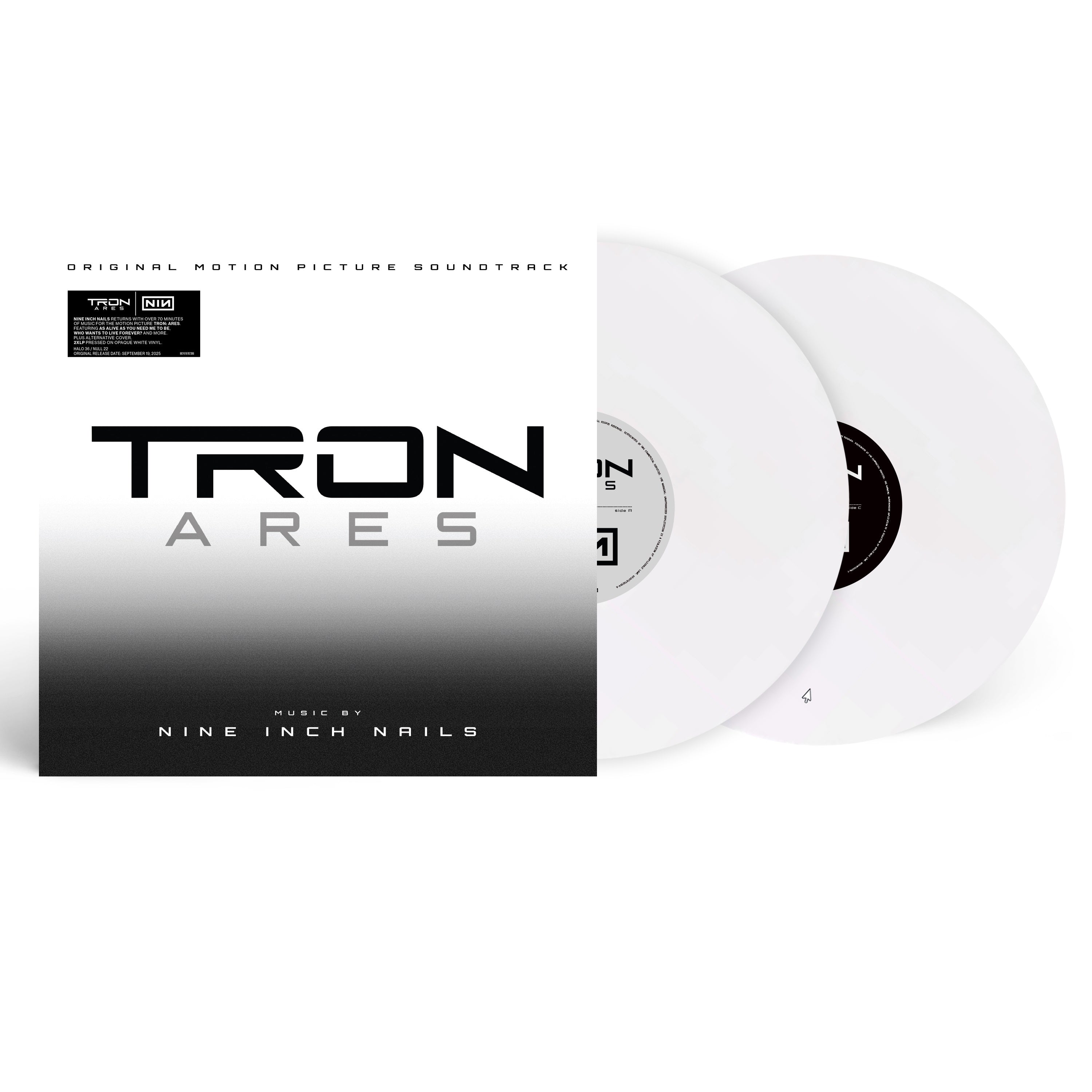 NINE INCH NAILS: TRON: Ares (OST) Vinyl 2LP (White)