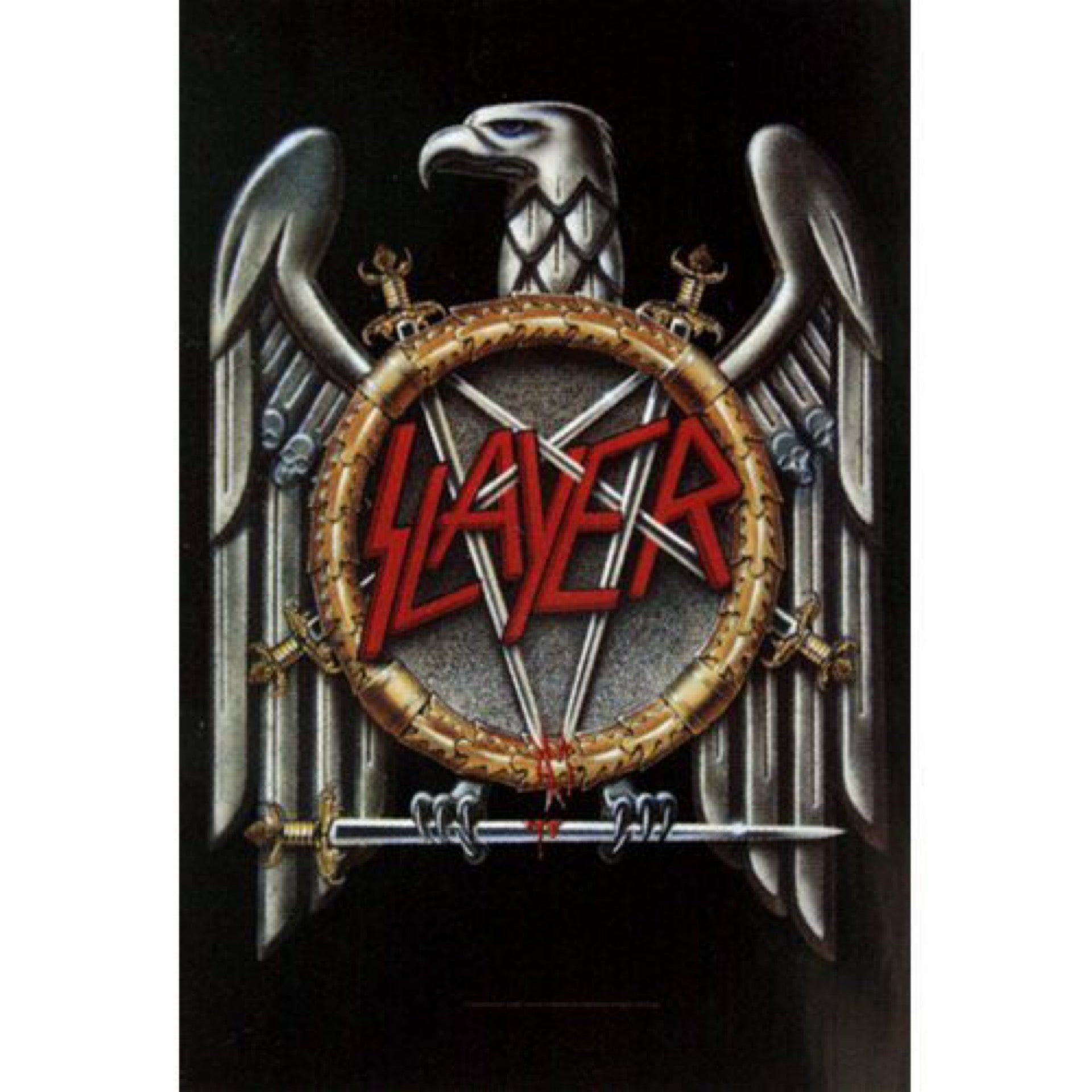 SLAYER Black Eagle Back Patch