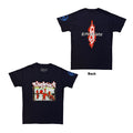 SLIPKNOT Red Jumpsuit - Navy Blue Tee (Backprint)