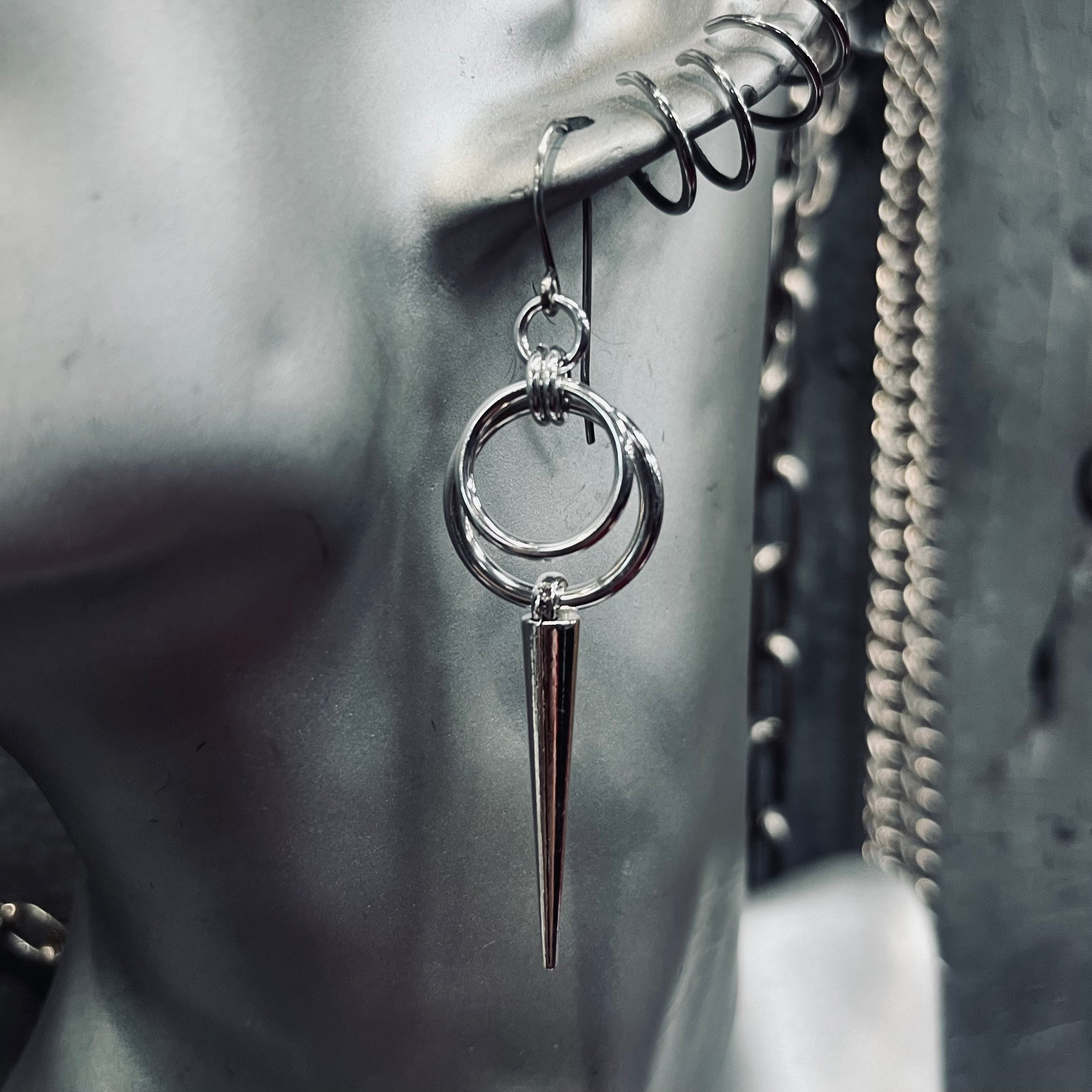 Freya Double Ring Earrings