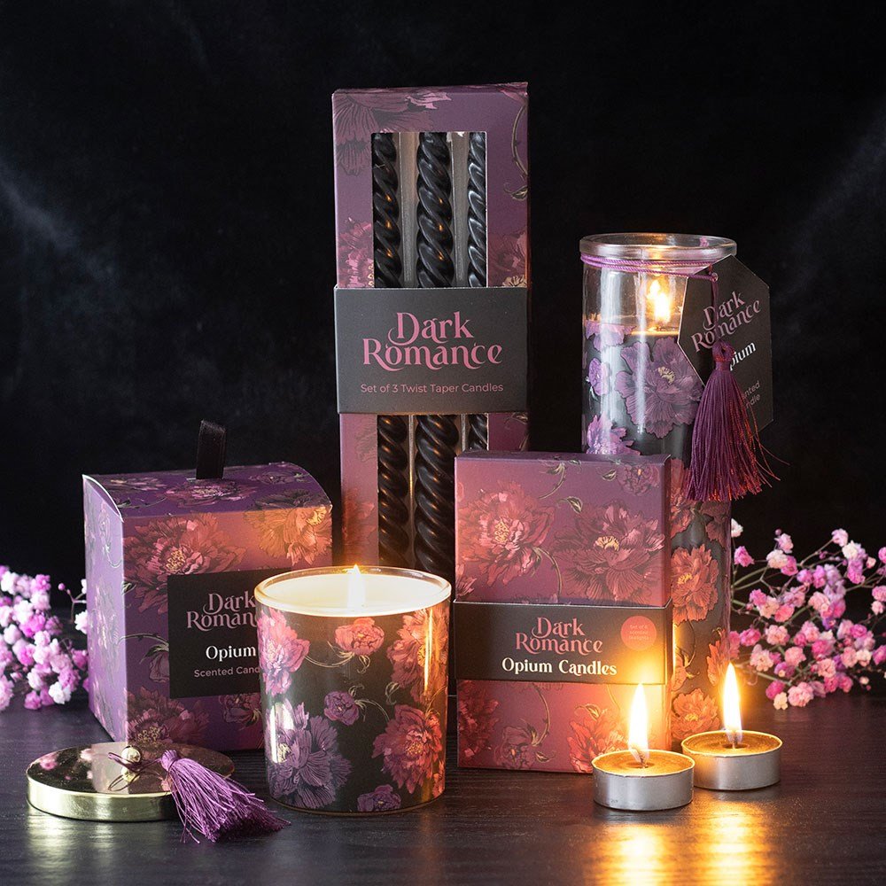 Dark Romance Twisted Taper Candles