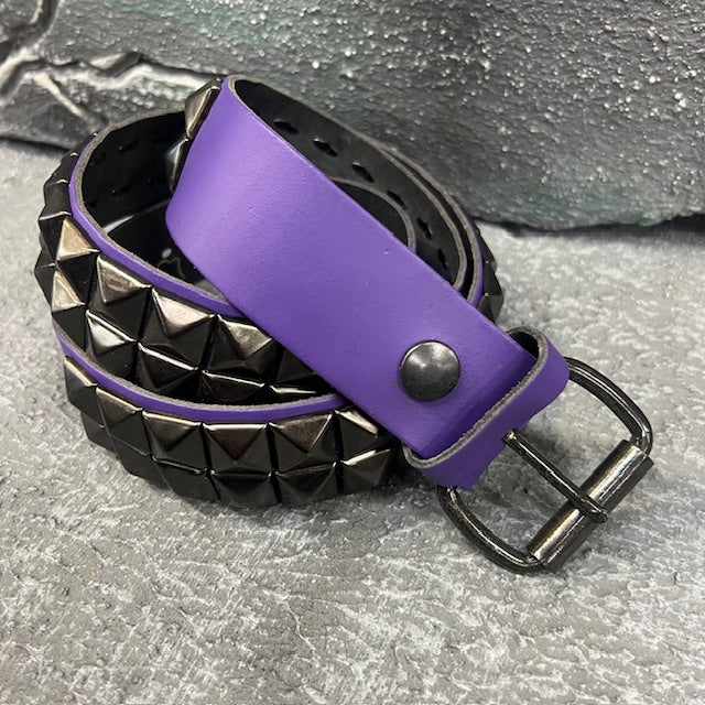 Deuce Studded Royale Leather Belt
