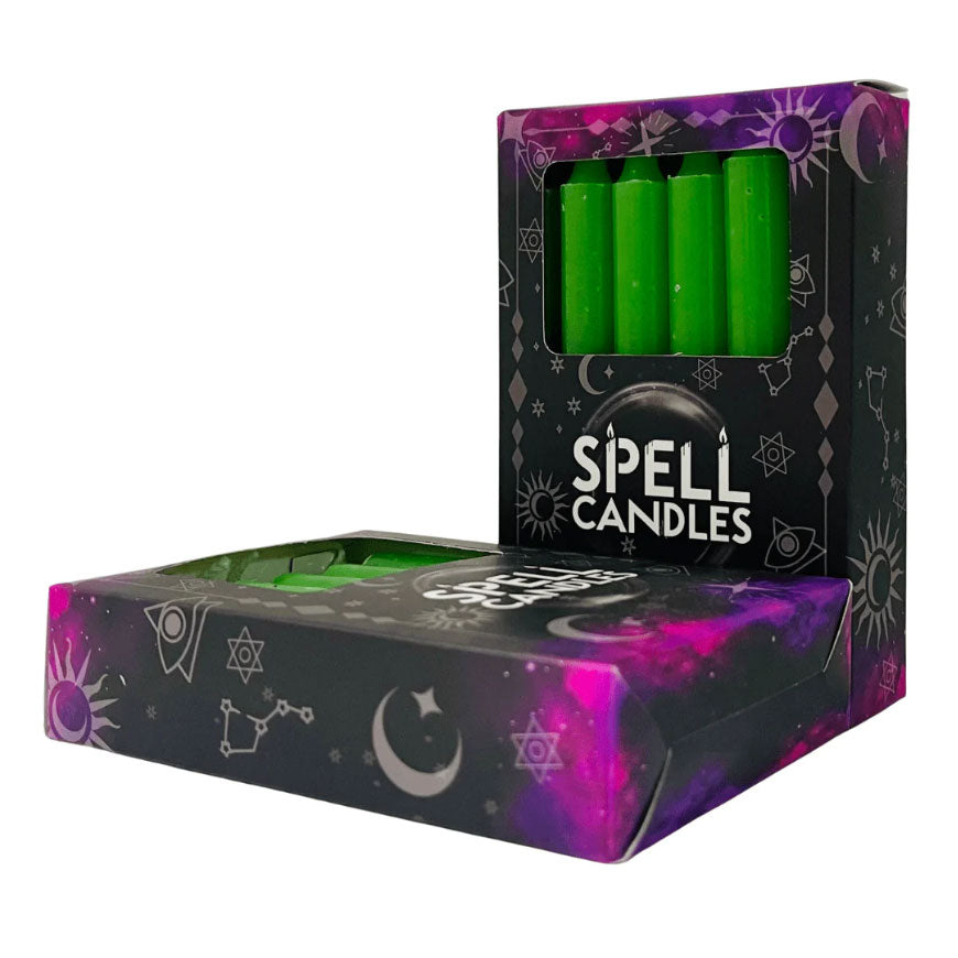 Spell Mini Candles 12pk - Green