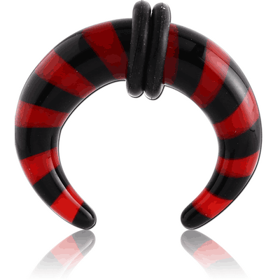 Claw Septum Piercing UV Acrylic Striped