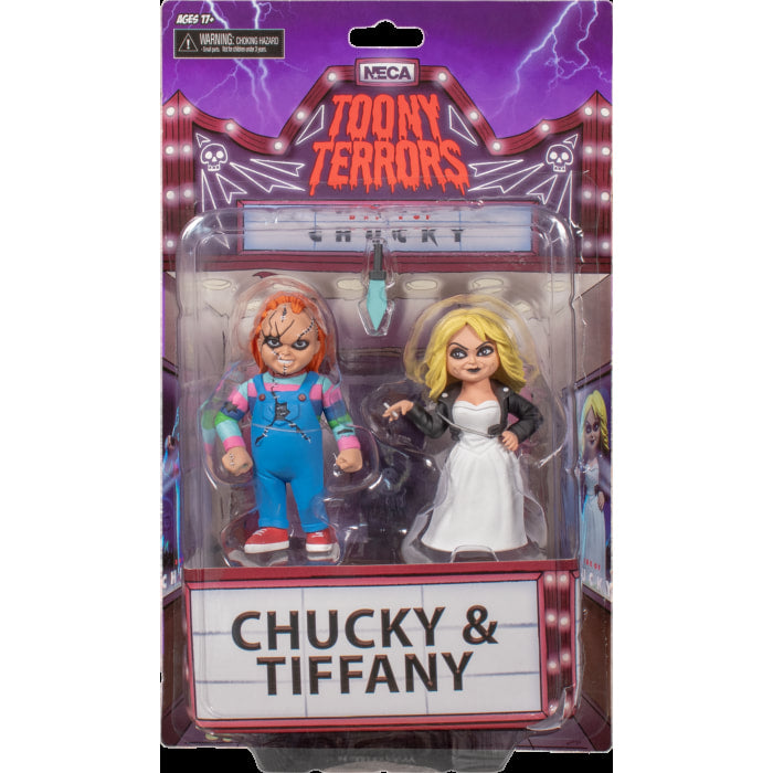 Chucky & Tiffany Toony Terrors Child's Play Figures 6"