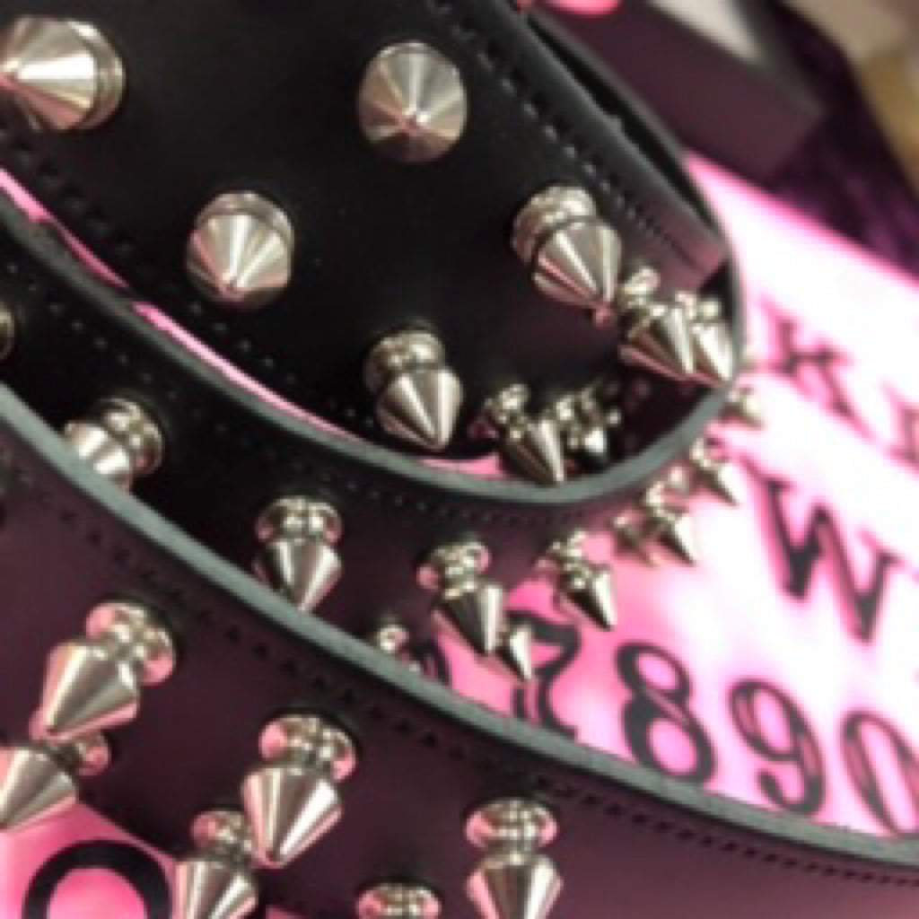Destruction Tree Spike Studded Premium Leather Belt