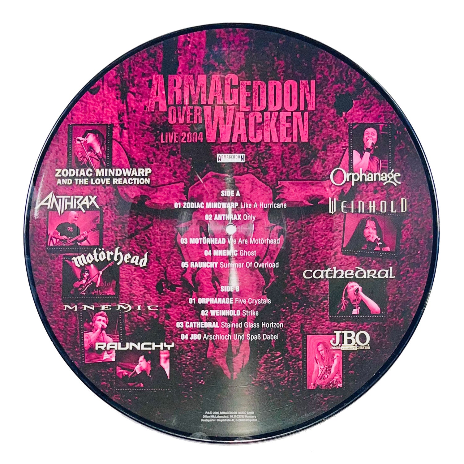 ARMAGEDDON OVER WACKEN Live 2004 Vinyl LP Picture Disc