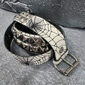 Deuce Studded Web Leather Belt