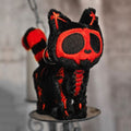 Bloody Bones Skelekitty Plush Keychain