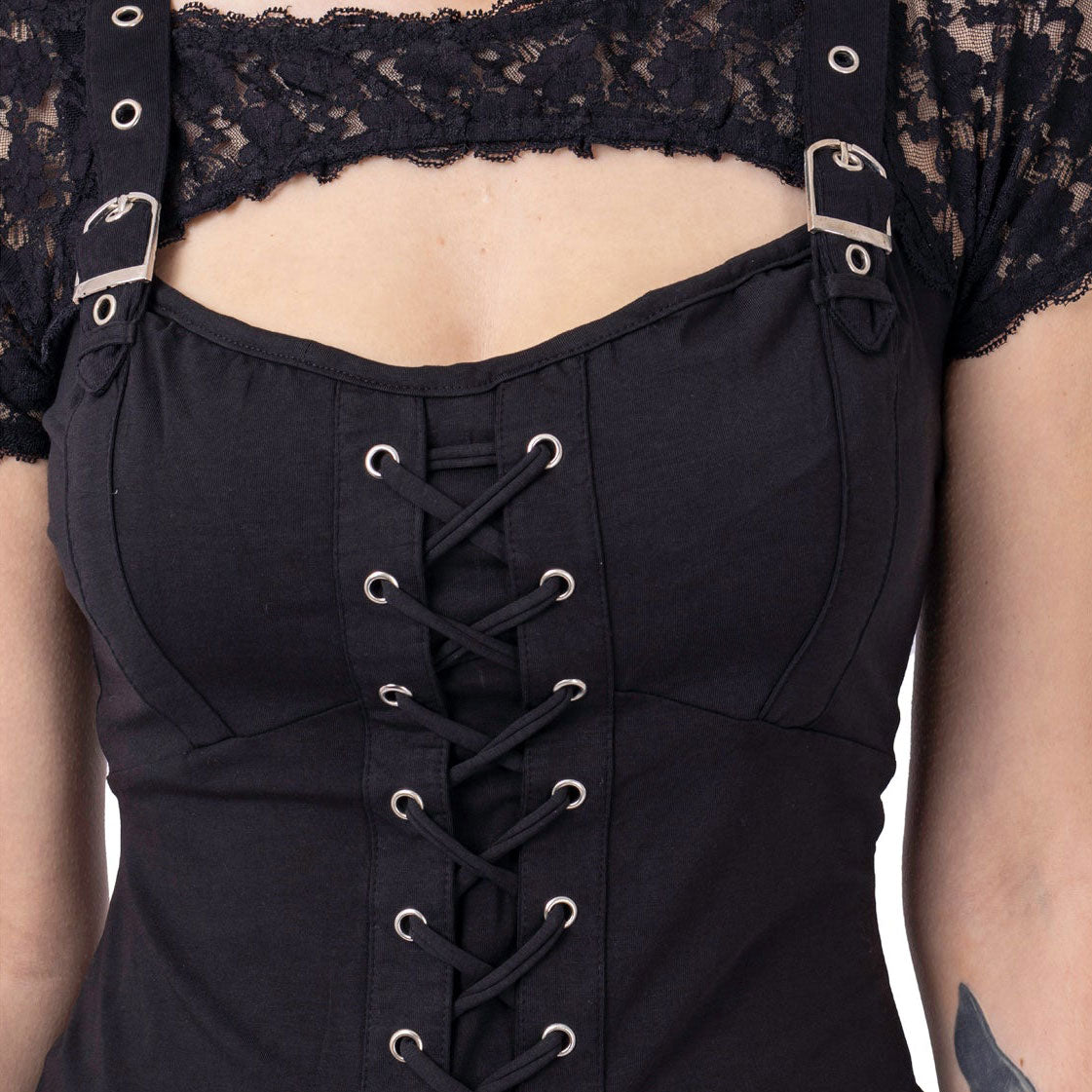 Moral Lace Bodice Top