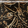 VIOLATION WOUND / CLITERATI Split Vinyl LP