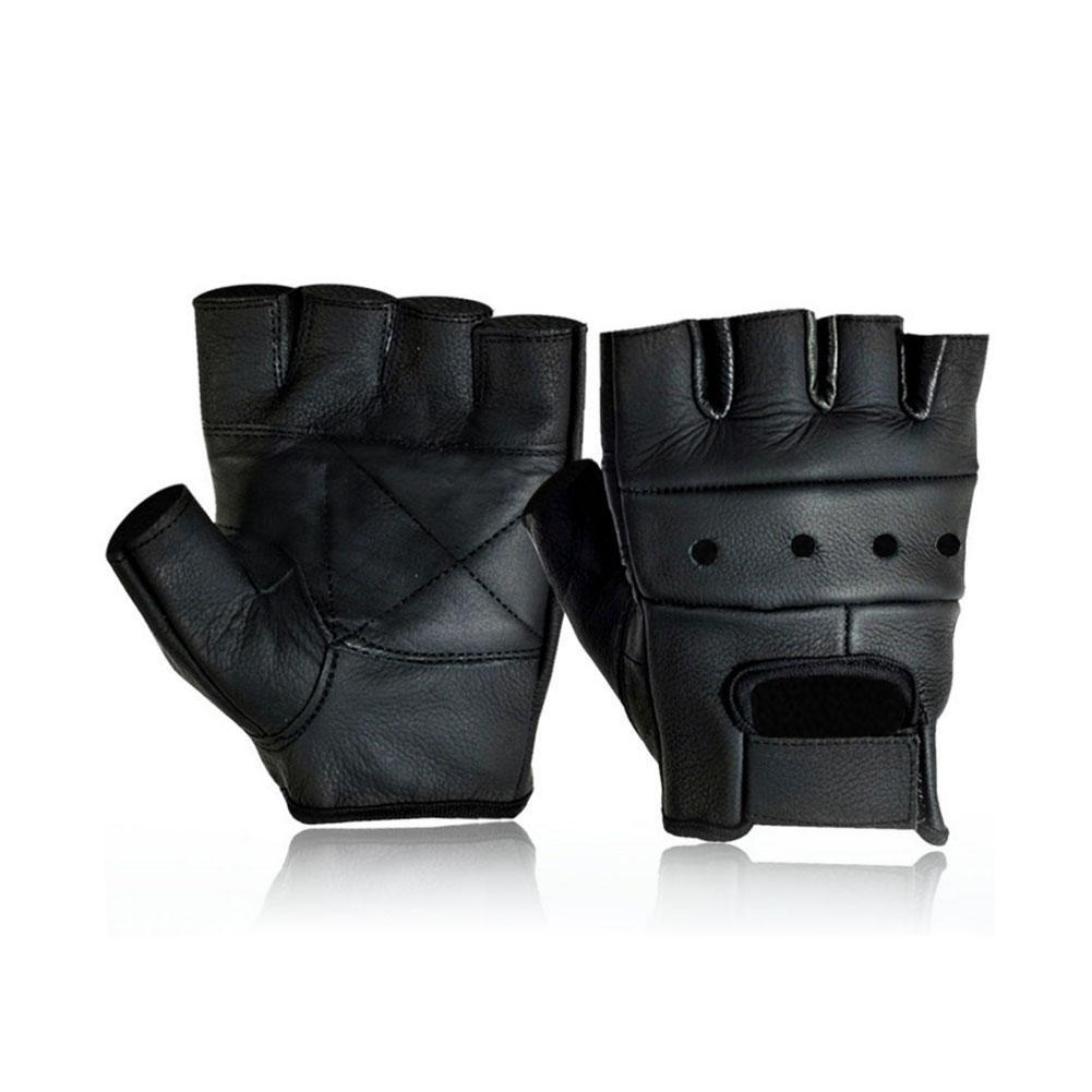 Gloves Leather Fingerless