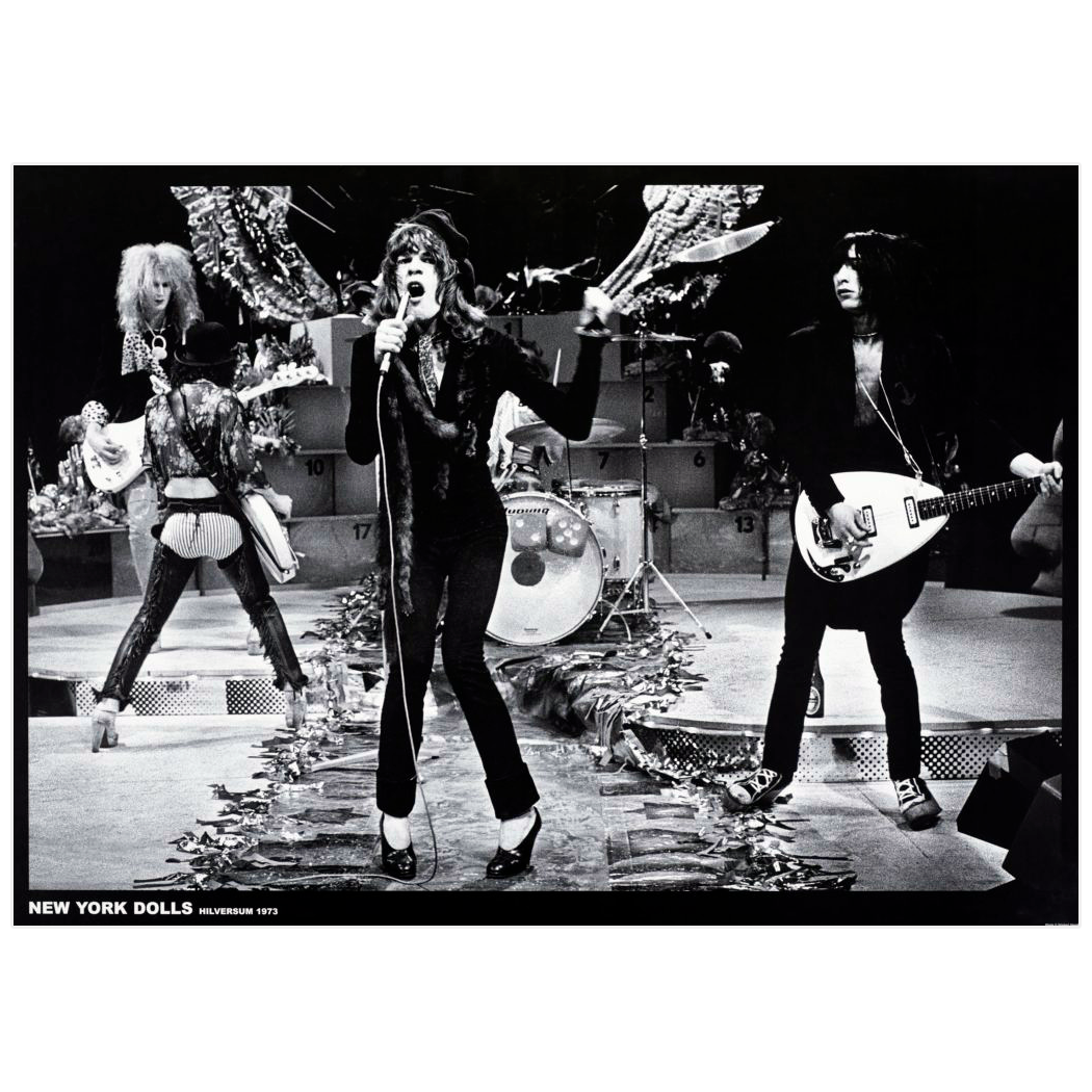NEW YORK DOLLS Hilversum 1973 Poster 055