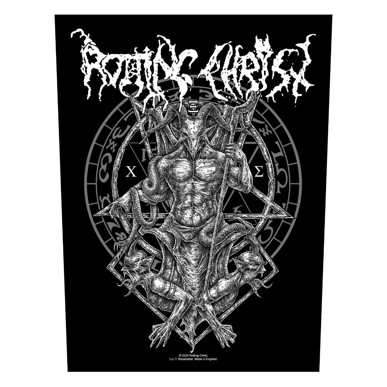 ROTTING CHRIST Hellenic Black Metal Back Patch