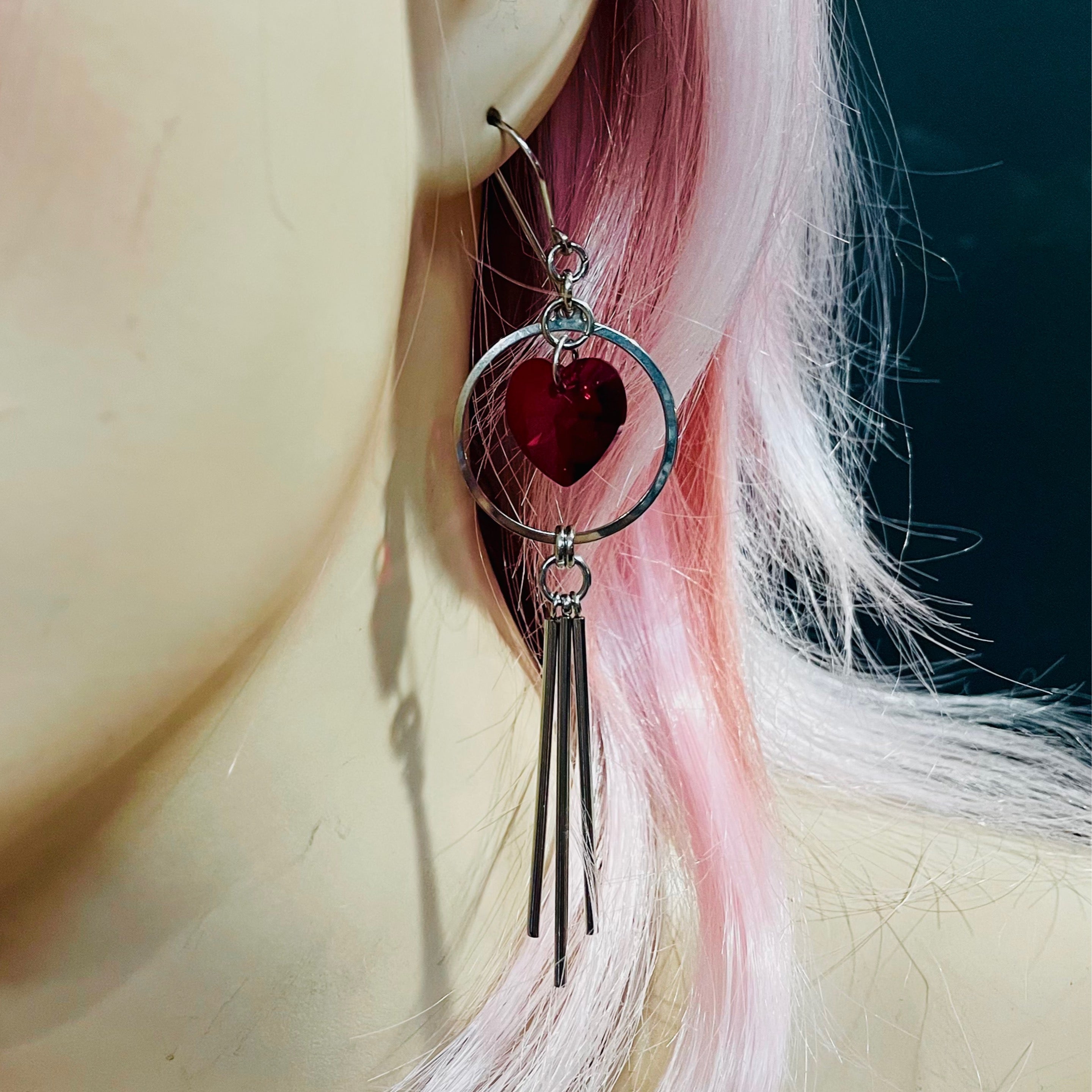 Vampyre Hearts Earrings