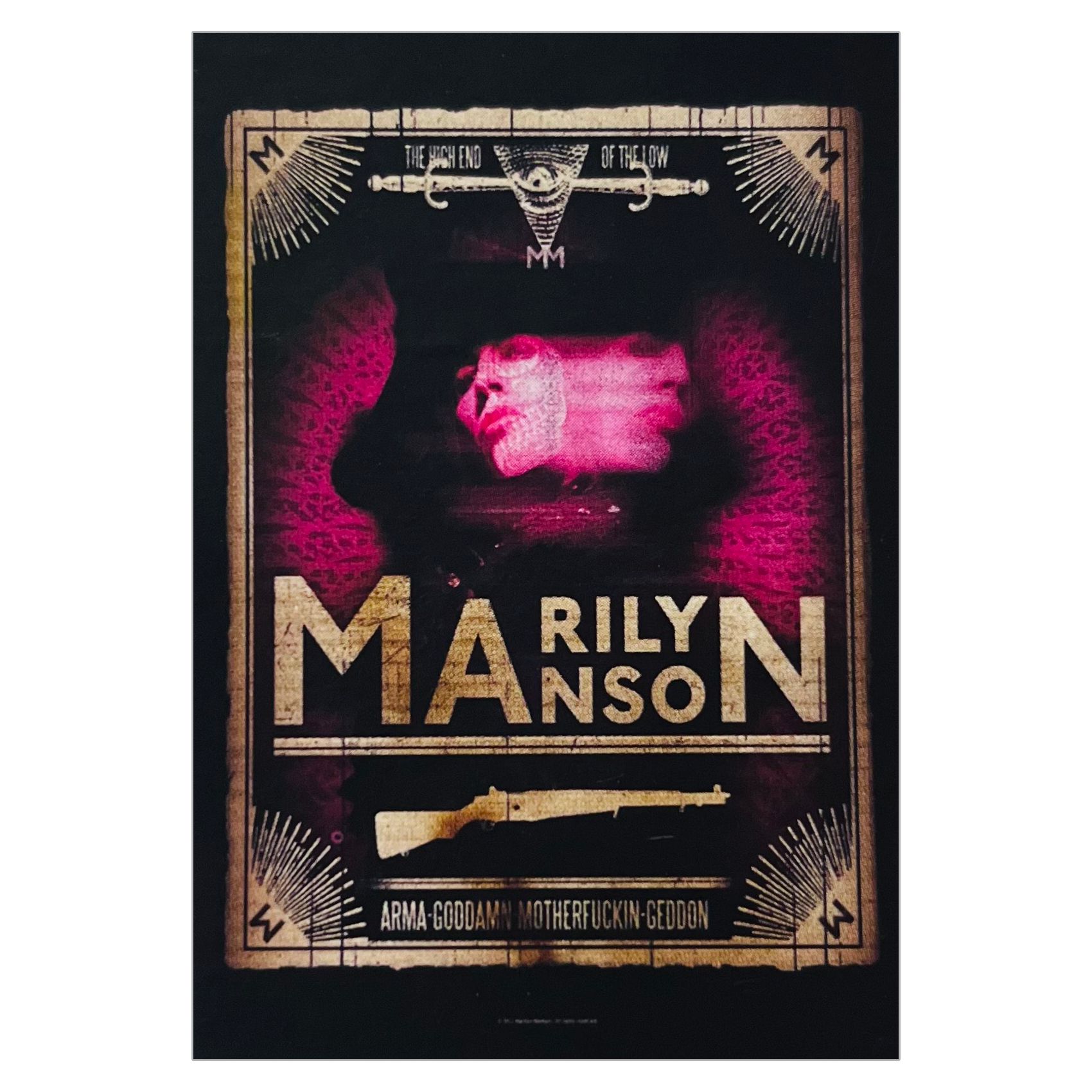 MARILYN MANSON The High End; The Low End Wall Flag