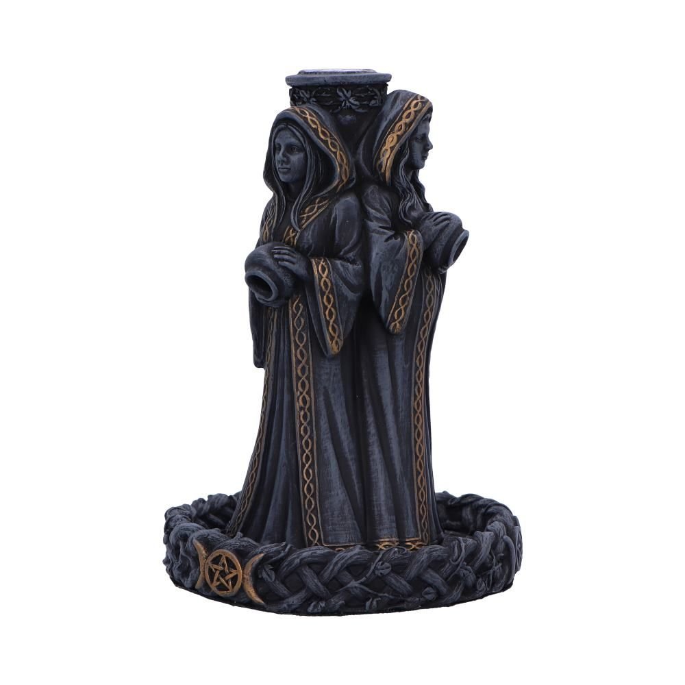 Triple Moon Goddess Back flow Incense Burner