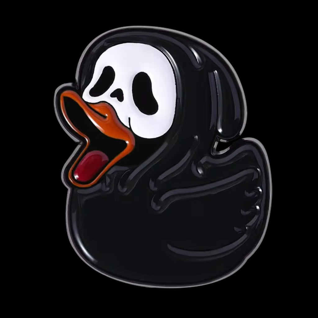 Duckin' Screamy Enamel Pin