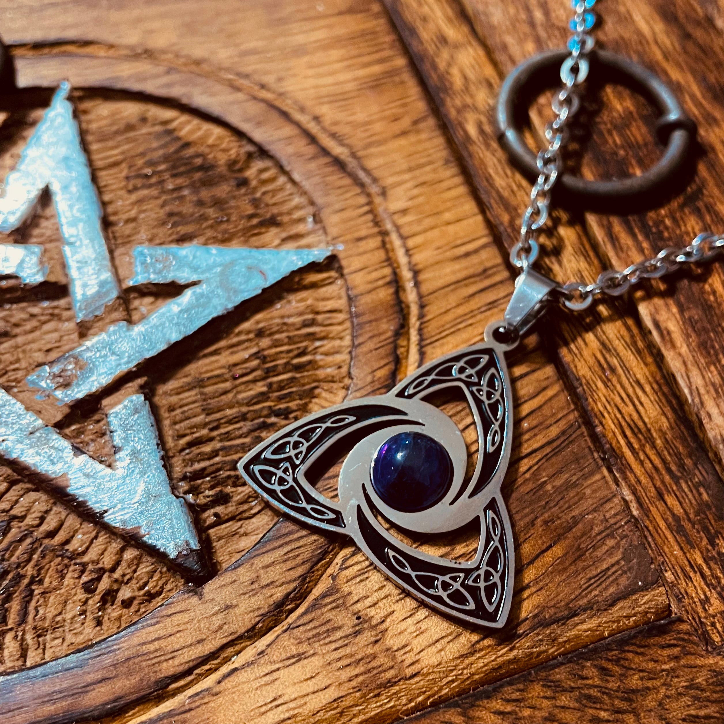 Triquetra Serenity Knot Necklace