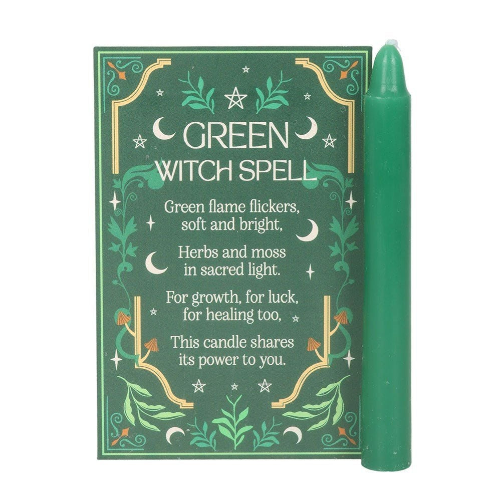 Spell Ritual Mini Candles - 12pk Green