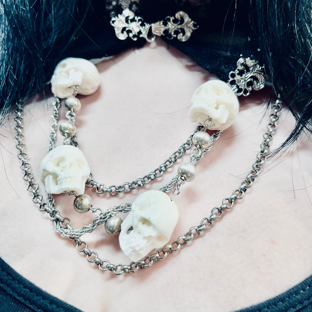 Headhunter Buffalo Bone Necklace