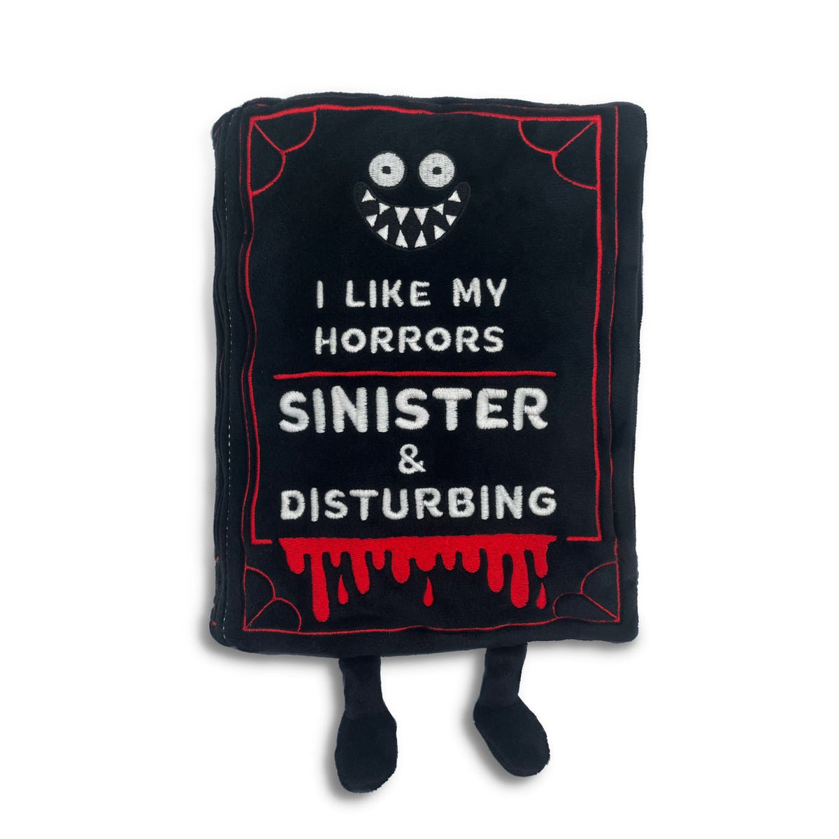 Sinister and Disturbing Horror Book Plush