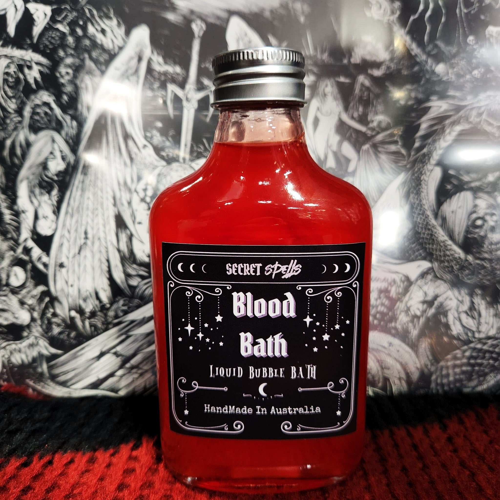 Blood Bath Liquid Bubbles Bottle