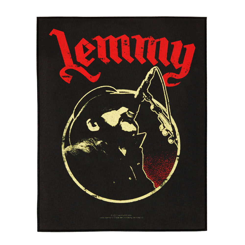 LEMMY (MOTORHEAD) Microphone Back Patch