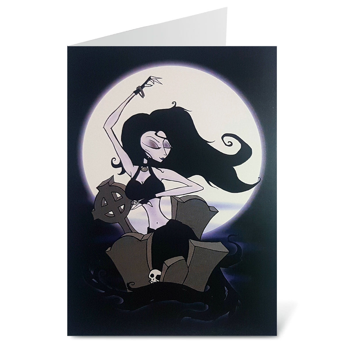 Midnight Dance Blank Card
