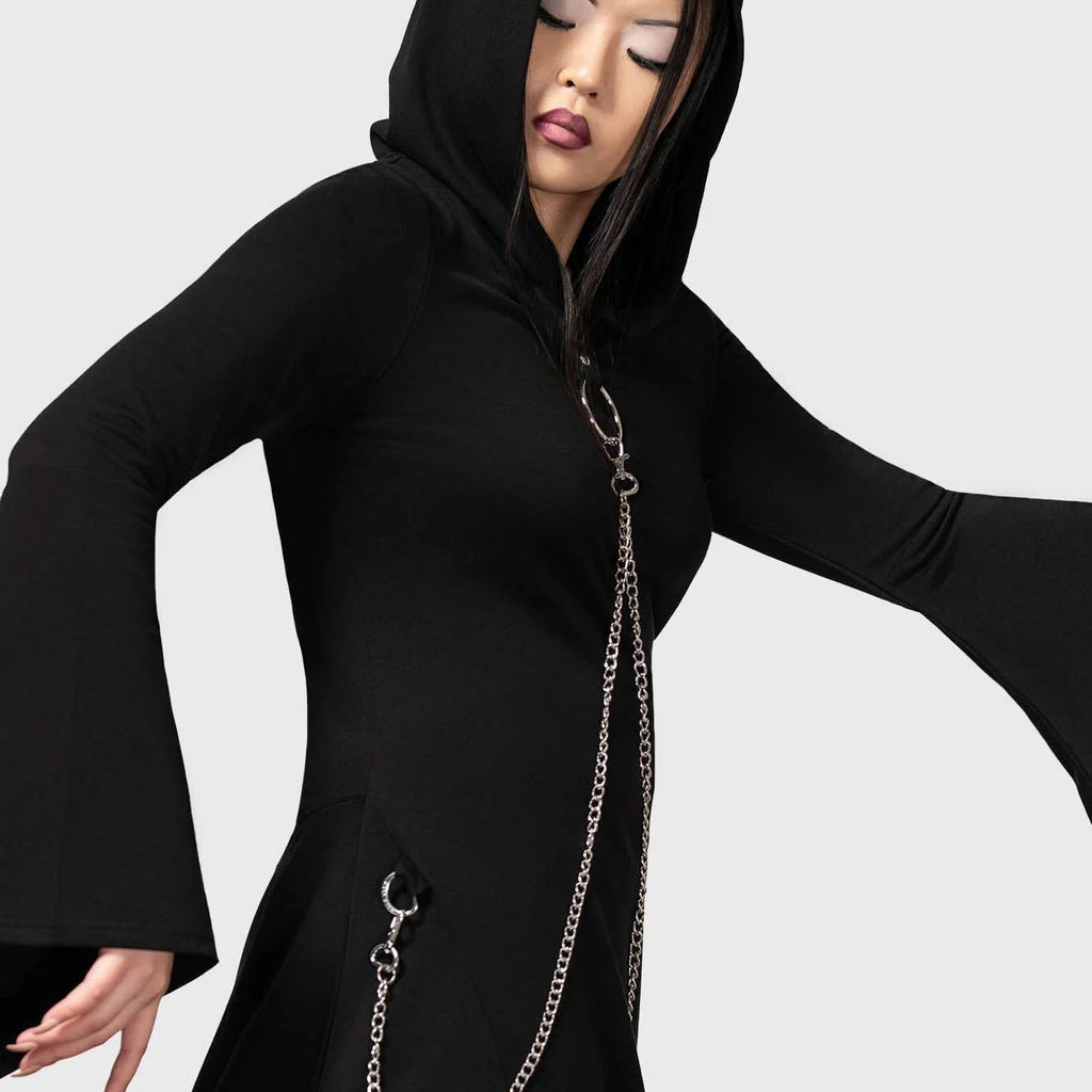 Malice in Chains Longline Hooded Cloak