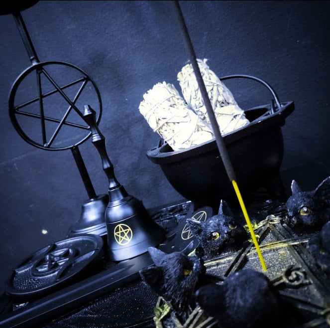 Dark Triple Moon Incense Holder