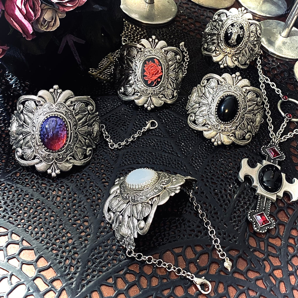 Blaspheme Filigree Wrist Cuff