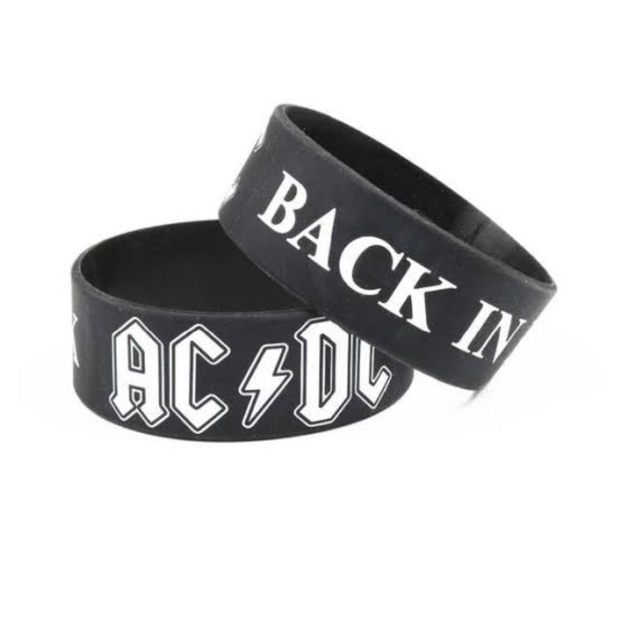 AC/DC Rubber Bracelet