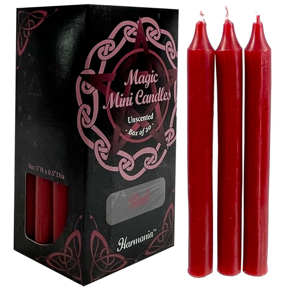 Spell Ritual Mini Candles Red - 20pk