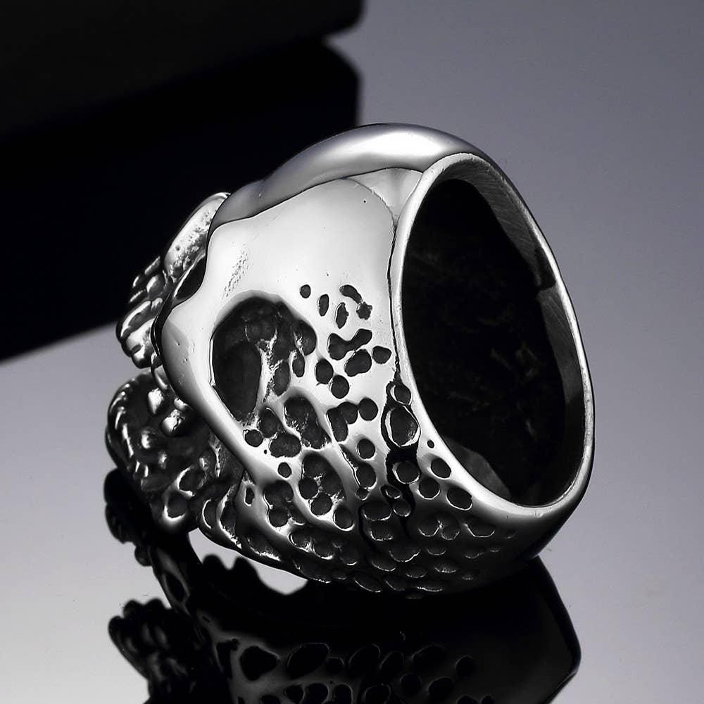Death Squawker Skull Ring