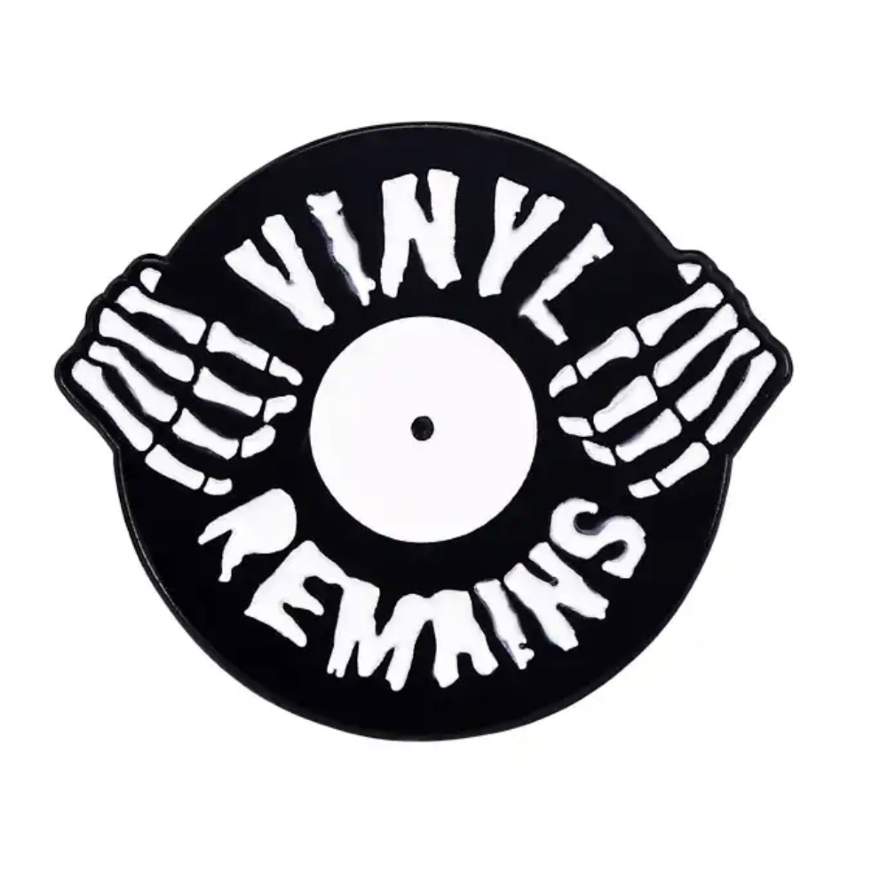 Vinyl Remains Forever Enamel Pin