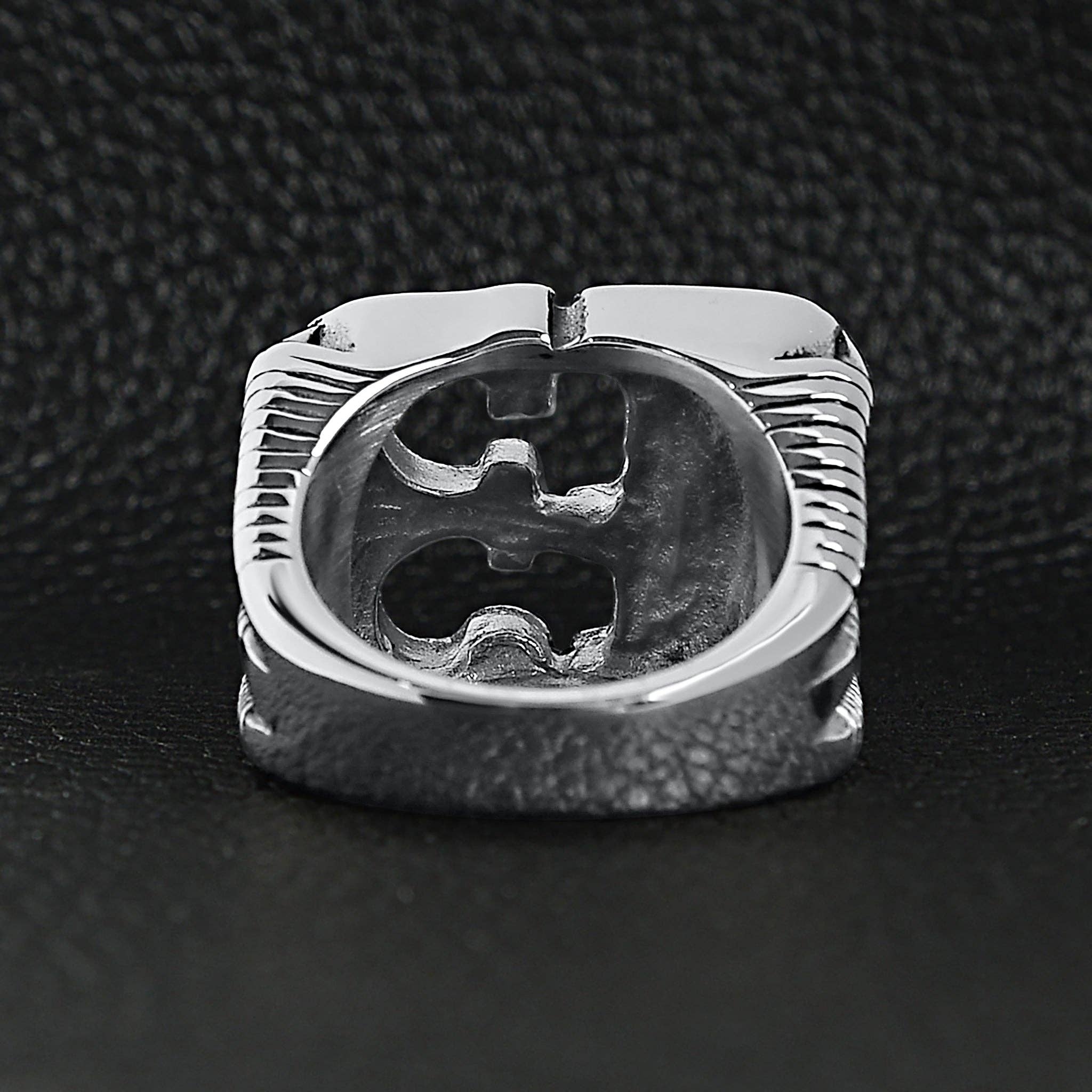 Lucky "13" Dragon Claw Signet Ring